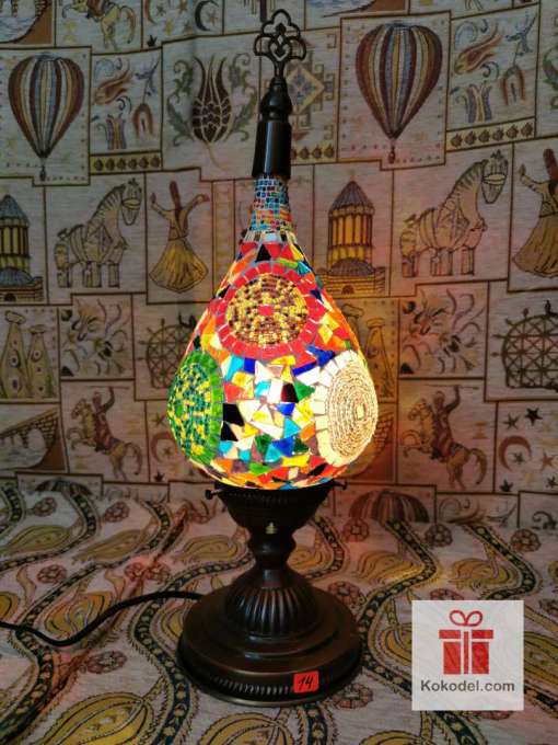 Нощна турска лампа Мозайка 014