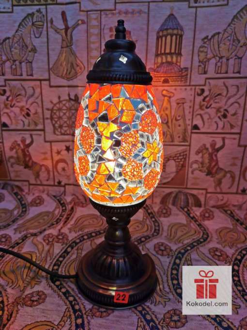 Настолна турска лампа Мозайка 022