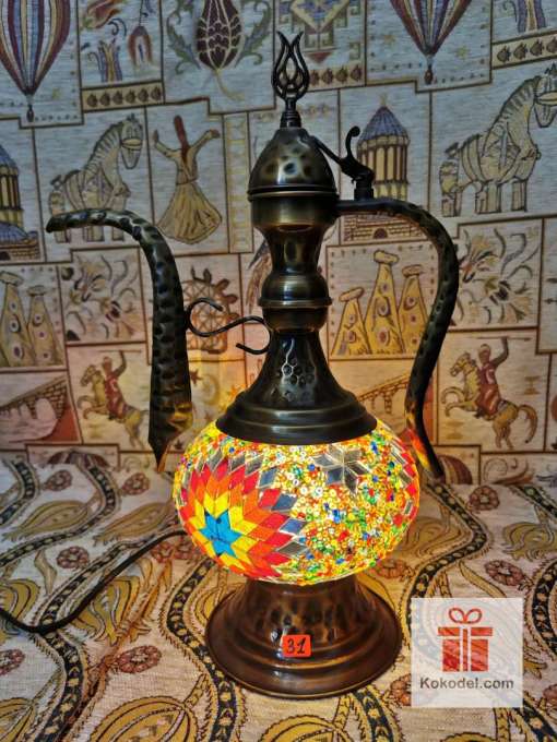 Настолна турска лампа Мозайка 031