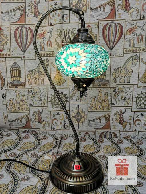 Настолна турска лампа Мозайка 037