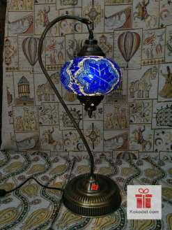 Настолна турска лампа Мозайка 038