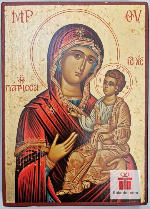 Рисувана икона 05 Св. Богородица с младенеца
