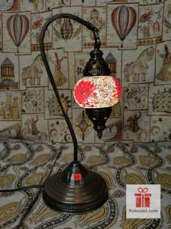 Настолна турска лампа Мозайка 062