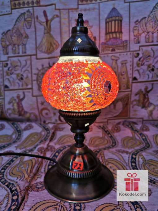 Нощна турска лампа Мозайка 072