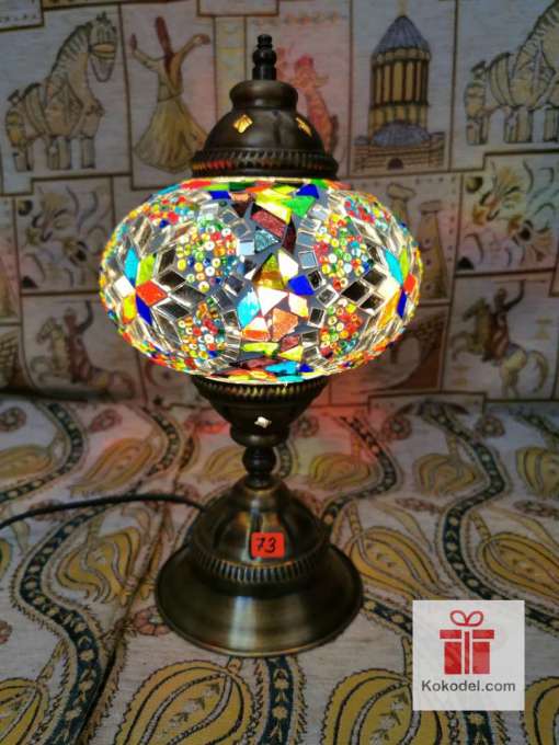Нощна турска лампа Мозайка 073