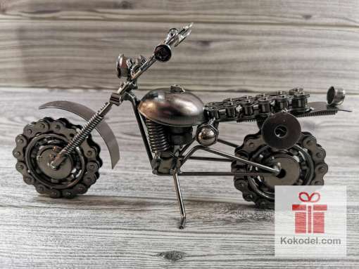 Метален мотор 05 Кросов - Подарък за мотористи и рокери